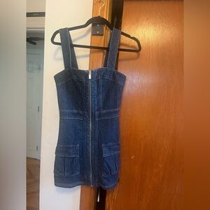 Amanda Uprichard Dark Blue Denim Skirt